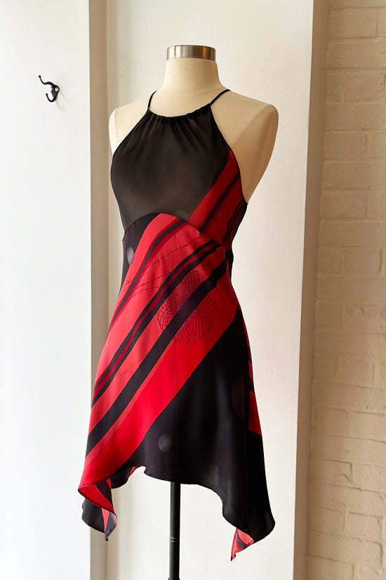 Vintage 2000 Victoria's Secret Deadstock Silk Asymmetric Slip Dress