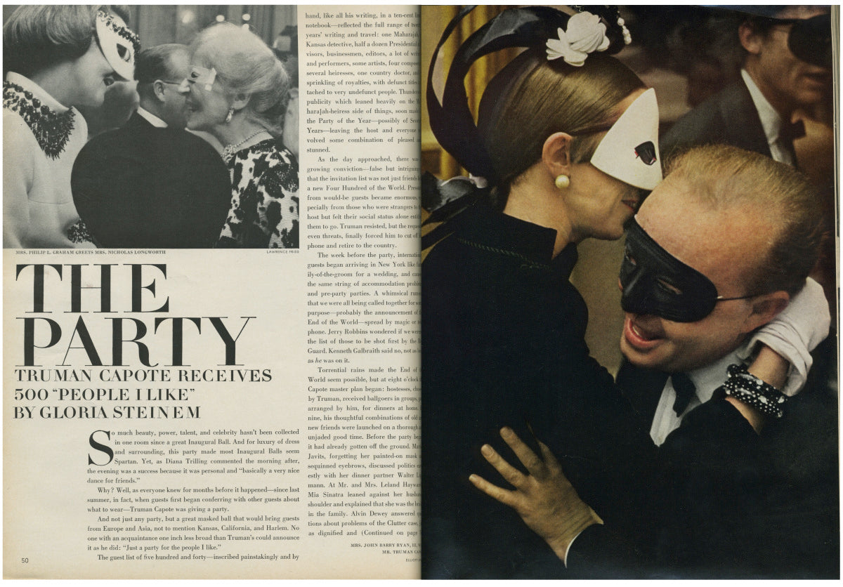 Style Archive: Truman Capote's Black & White Ball
