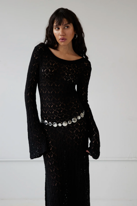 Anonie Odette Knit Dress Black