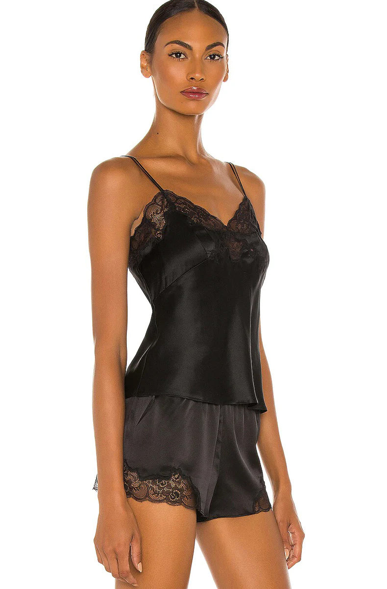 Only Hearts Silk Charmeuse Cami Black