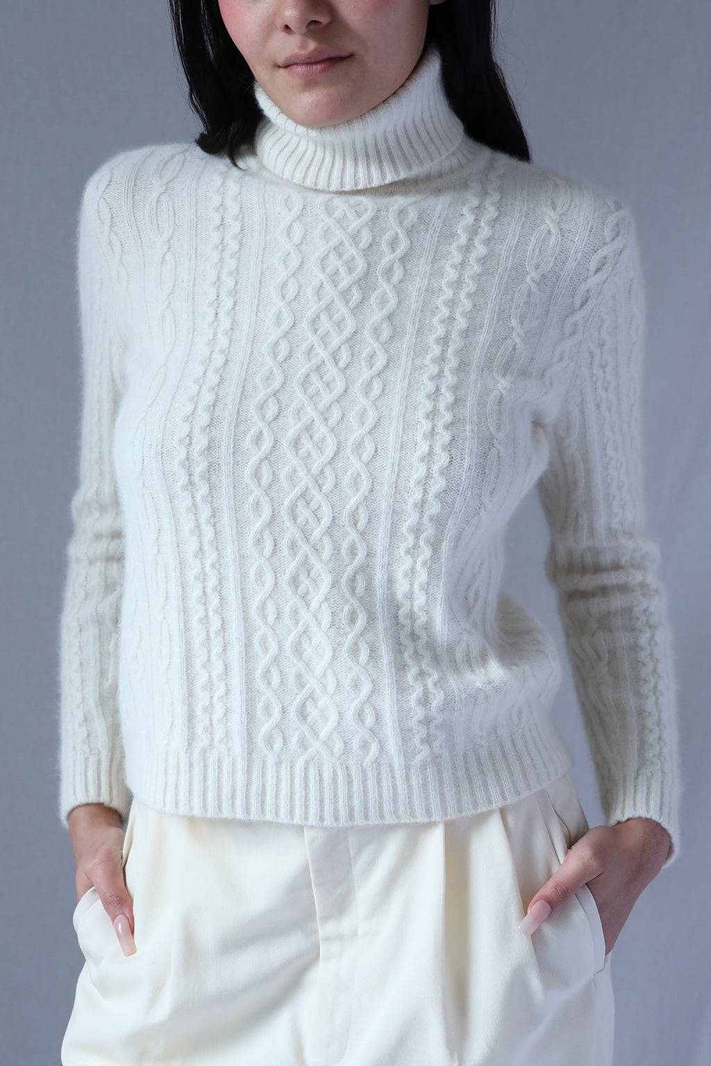Vintage Ralph Lauren Angora & Wool Turtleneck Sweater