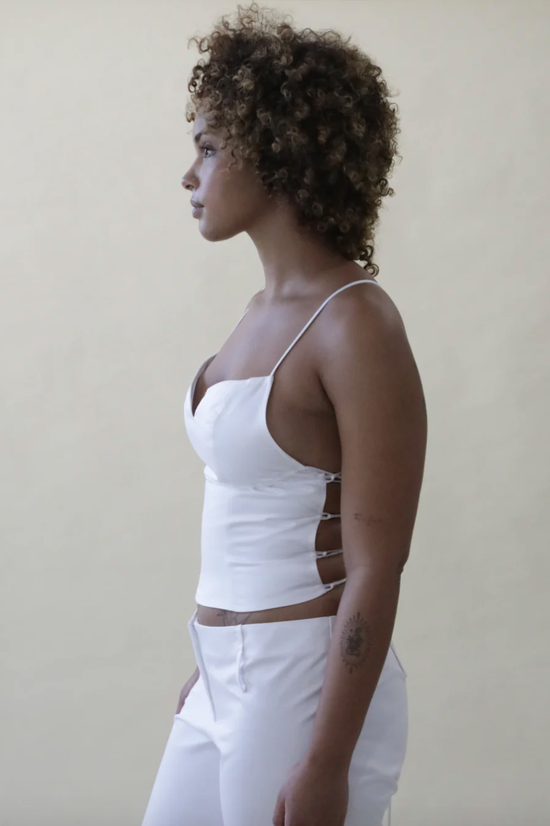 Load image into Gallery viewer, Buci Backless Tie Top Organic Cotton
