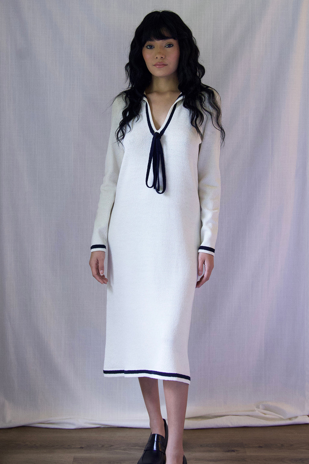 Load image into Gallery viewer, Vintage 60s Adolfo Collared Knit Dress
