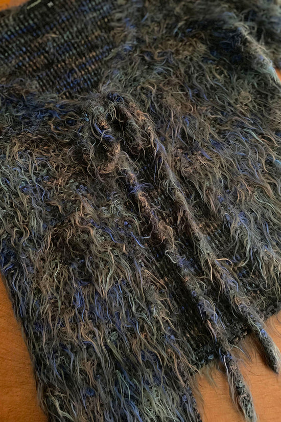 Vintage 90s Eyelash Knit Tie Front Cardi
