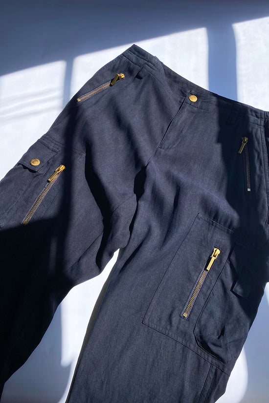 Vintage Ralph Lauren Silk Cargo Pants