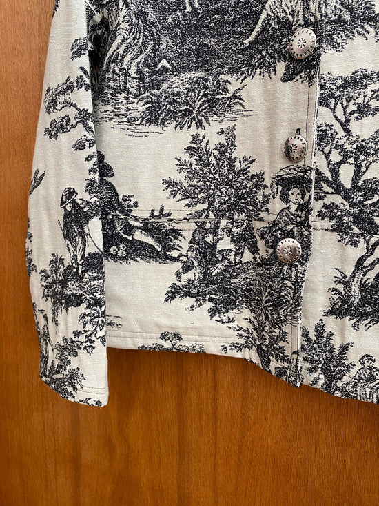 Load image into Gallery viewer, Vintage Toile Jacquard Jacket
