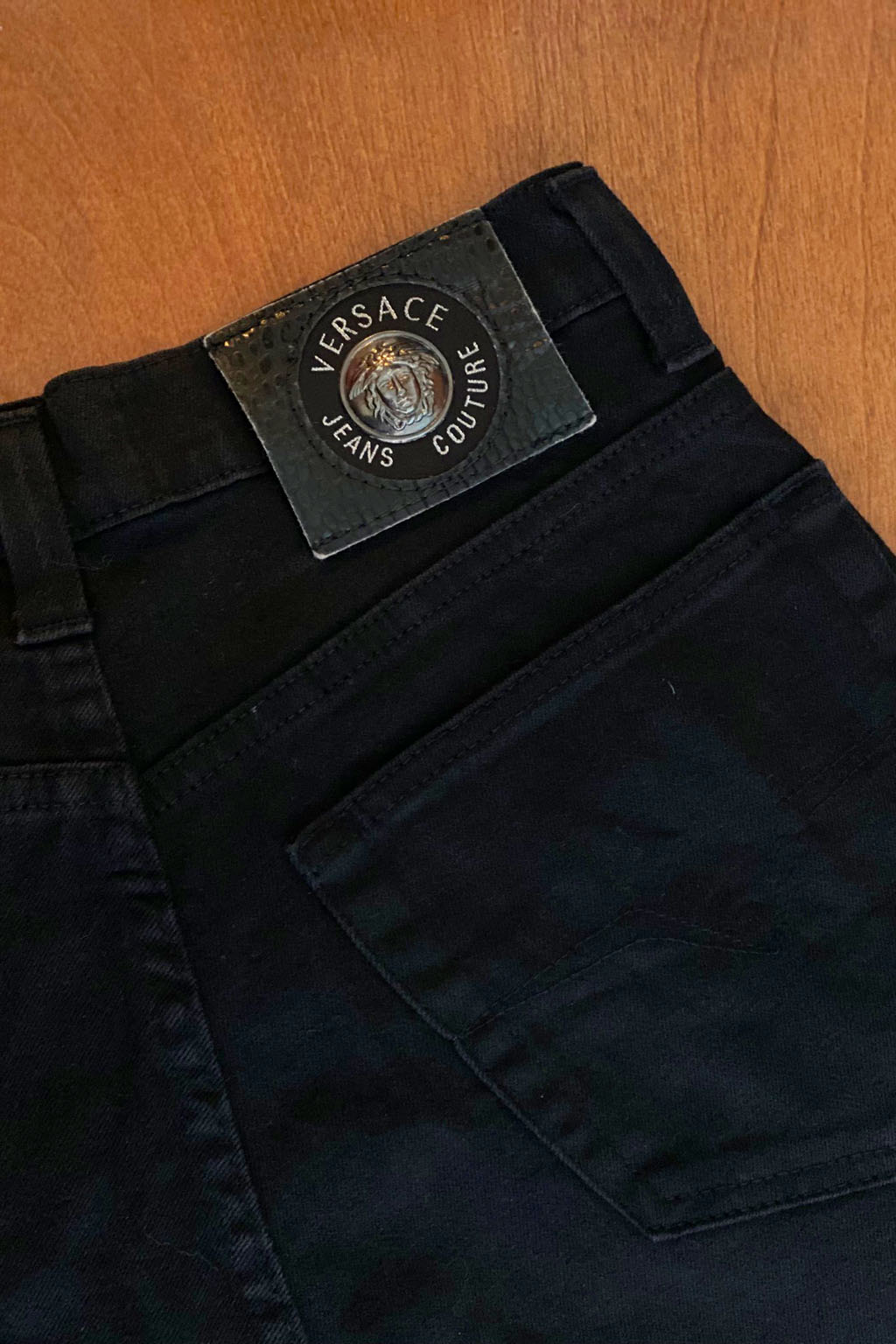 Vintage Versace Jeans Couture Black High Waisted Jeans