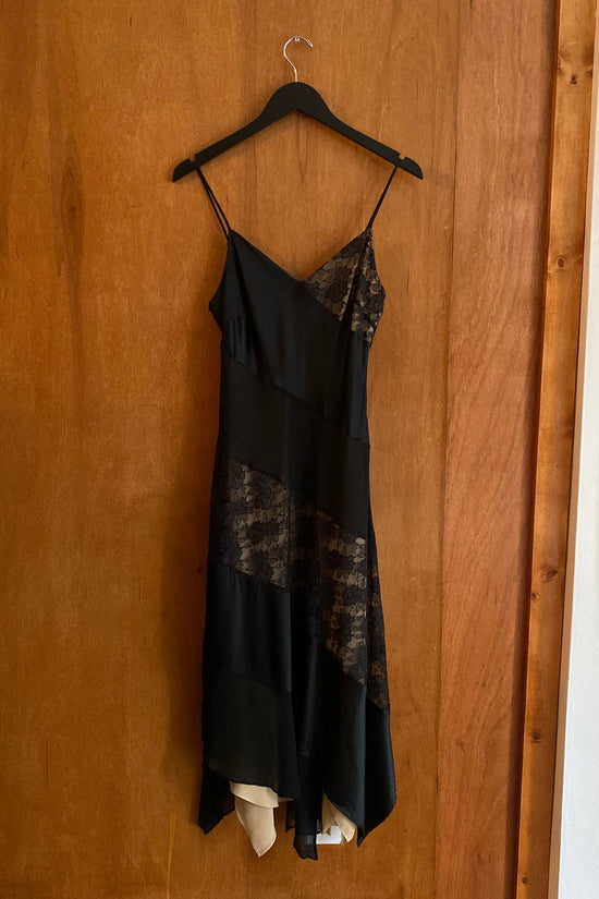 Vintage Y2K Silk & Lace Slip Dress