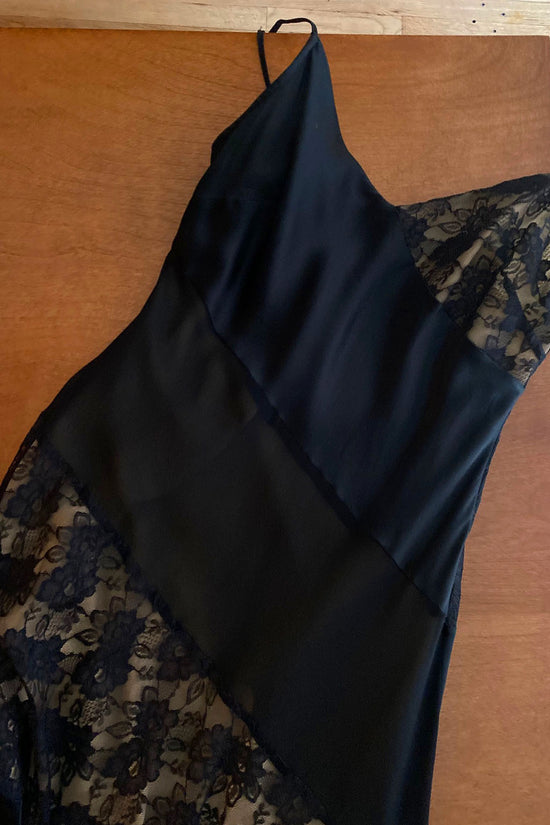 Vintage Y2K Silk & Lace Slip Dress