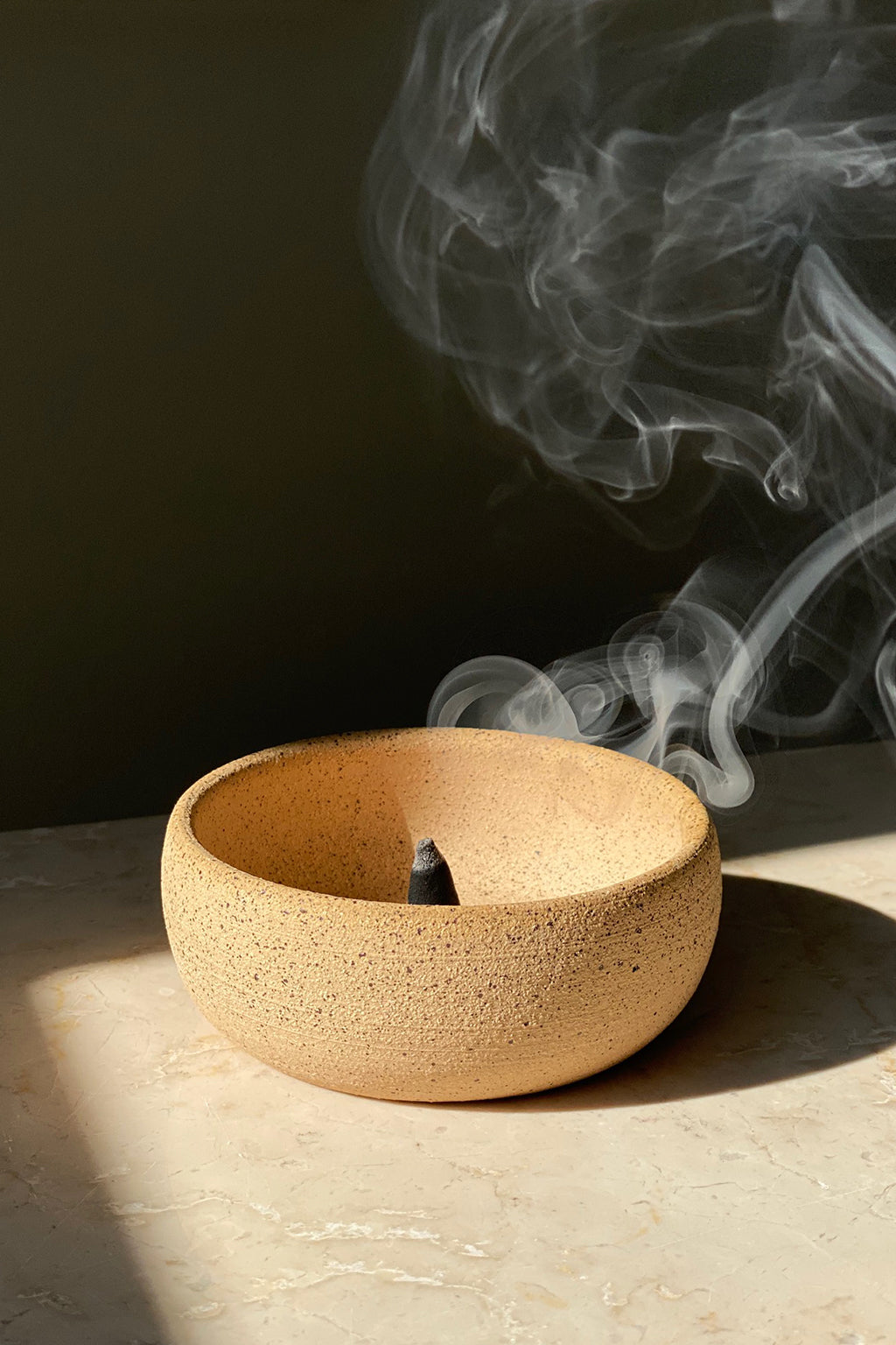 Load image into Gallery viewer, Coven x Alicia Elliott Handmade Incense Bowl
