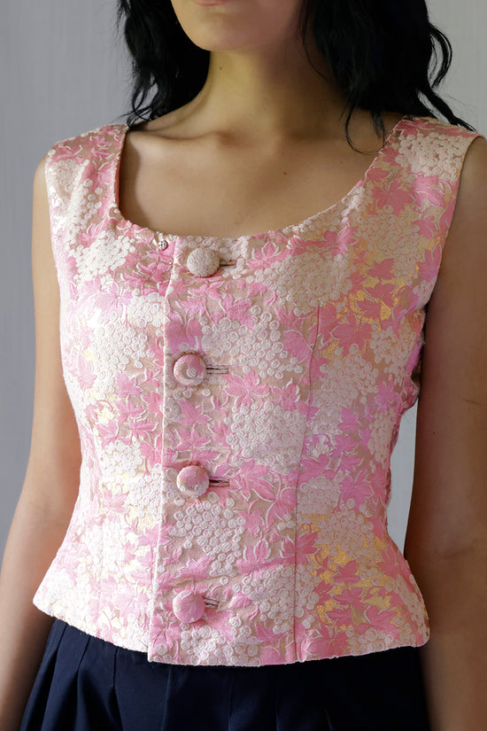Load image into Gallery viewer, Vintage Rare Malcolm Starr Brocade Corset Top
