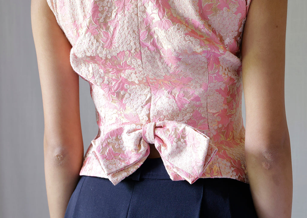 Load image into Gallery viewer, Vintage Rare Malcolm Starr Brocade Corset Top
